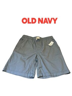Old Navy Men's Slate Gray Elastic-Waist Hybrid Shorts